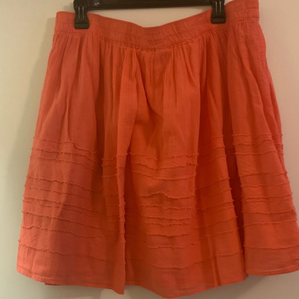 Yummy Tangerine Skirt!